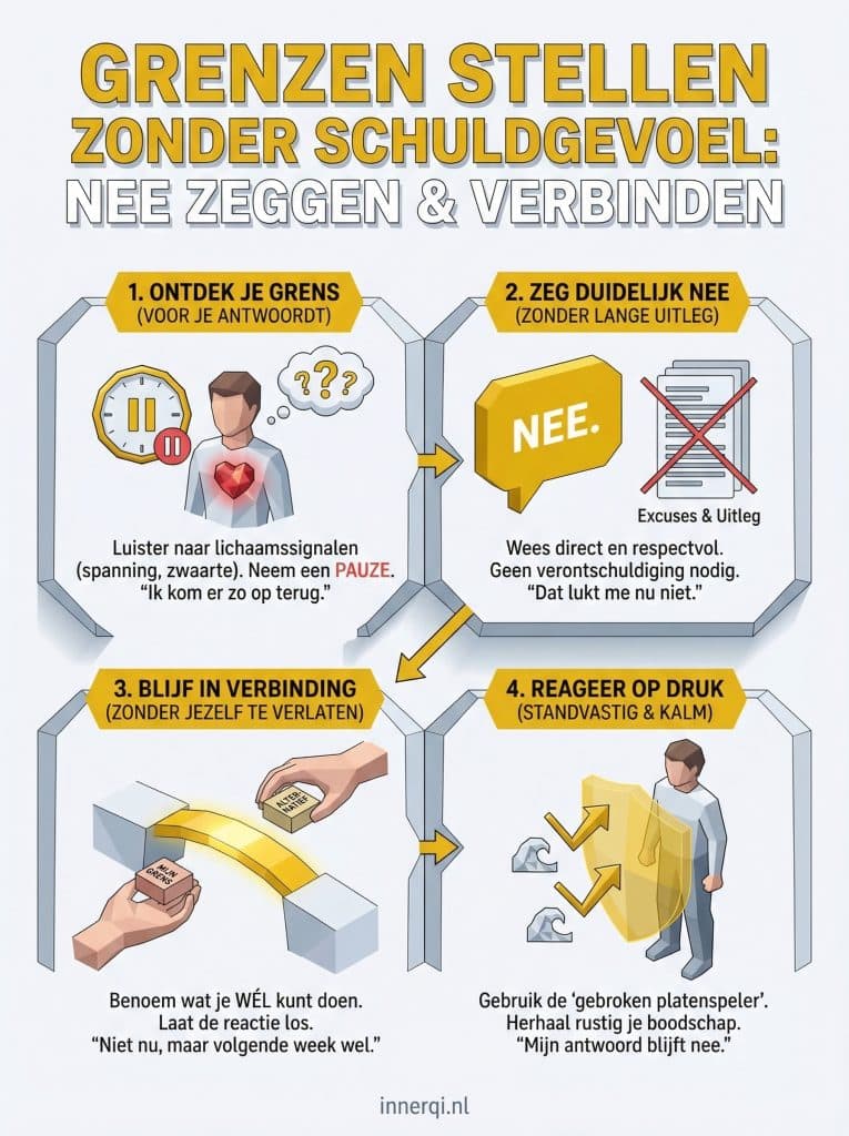 grenzen aangeven, grenzen stellen